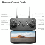 E88 Light Arms 4K HD Camera Drone | Foldable Design | App Control | One Key Takeoff & Landing | Altitude Hold | Single Battery