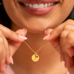 Initials Birtstone Necklace