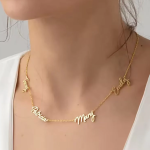 Multiple Name Necklace, Family Necklace, Children Names Necklace, Three Name Necklace, Gift For her, Kids name necklace