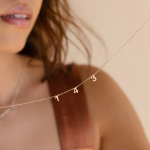 Custom Spaced Number Necklace