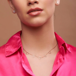 Personalized Heart Charm Pendant Necklace in 18K Gold Vermei