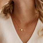 Custom Initial Necklace with Heart