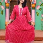 PickCell Premium Embrodiary Long Gown