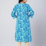 PickCell Printed Long Kurti  Poly Cotton Fabric