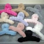 Fluffy Hair Claw Clip for Women & Girls | Soft Fur Plush Hair Catcher