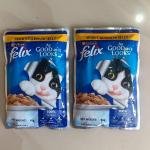 Purina Felix with Chicken in Jelly | Wet Food for Adults | Complete and Balanced Cat Food, 85g Pouch