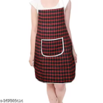 Nicasa Kitchen Apron- Waterproof /Oil-Proof - Adjustable Aprons with Pockets for Women Men Washable - Pack of 2 (color As per availibility)