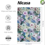 ROVENCE PVC 6 seater Centre Table Cover - SIZE (54 x 78 ) INCHES