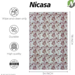 ROVENCE PVC 6 seater Centre Table Cover - SIZE (54 x 78 ) INCHES