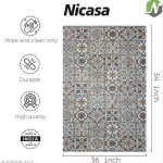 NICASA PVC 4 seater Centre Table Cover - SIZE (36 x 54) INCHES