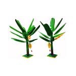 Artificial Metal Banana Tree – 12 Inch Pair for Pooja & Golu Dolls Decoration