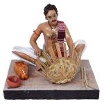Krishnanagar Clay Golu Doll – Handcrafted Single Piece