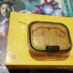 Heyuva No _thing Copy C M F 2025 High Bass Sound Earbuds with Transparent Case (Yellow) Bluetooth without Mic