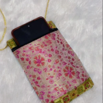 AASHI banarasi brocade mobile pouch
