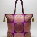 REET Banarasi Brocade Latkan Bag Satrang