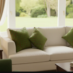 DIPTI Green Banarasi Silk Slub Cusion Cover 5pcs