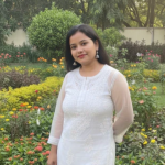 AMBA White Organza Chikankari Kurta for Woman