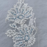 AMBA White Organza Chikankari Kurta for Women