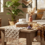 Combo 1 - round bubble tray + Lotus Candle Holder