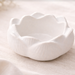 Handmade Gypsum Décor Piece With A Smooth Matte Finish