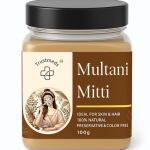 Trustmeds Multani Mitti(Fullers earth), 100% Natural, Ideal for Skin & Hair, Preservative & Color Free, 100g