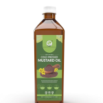 Odon Natural Cold Pressed Mustard Oil 1L | 100% Pure & Natural Strong Aroma & Authentic Taste for Frying, Sautéing & Indian Recipes