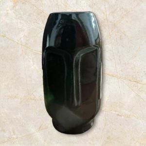 VIBHSA Ceramic Vase for Home Living Room Décor Ceramic Vase Plant Containers for Elegant Indoor/Outdoor Decor (Black & White)