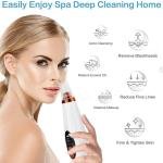 Electric 6-in-1 Multi-function Blackhead Remover | USB Rechargeable Acne & Pimple Pore Cleaner Vacuum Tool | Facial Cleanser Device for Nose & Skin Care