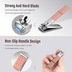 Professional Stainless Steel 16-in-1 Manicure & Pedicure Kit for Women & Men | Nail Clippers, Nail Scissors, Cuticle Trimmer, Grooming Tools Set with Luxury Travel Case (Multi-Color