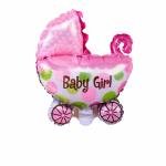 Baby Cradle Foil Balloons for Baby Shower Boy And Girl ,Pink And Blue(pack of 1)