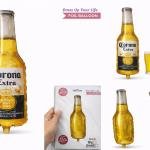 Party Port Corona Extra Beer Bottle Foil Balloon Set (pack of 1)
