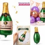 Champagne Bottle Foil Balloon for Party Decorations(pack of 1)