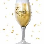 Cheers Bottle Foil Balloon(pack of 1)