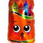 School Foil Balloons/School Bag Foil/Crayon Foil(pack of 1)
