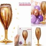 Wine Glass Foil Balloon For Party Decoration Balloon(pack of 1)