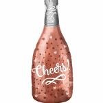 Cheers Bottle Foil Balloon (pack of 1)