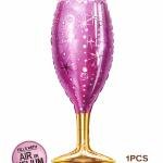 Wine Glass Foil Balloon For Party Decoration Balloon(pack of 1)