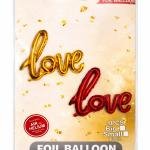 Party Propz Love Foil Balloon For Decoration(pack of 1)