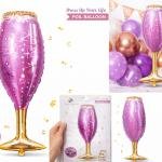 Wine Glass Foil Balloon For Party Decoration Balloon(pack of 1)