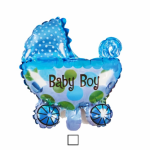 Baby Cradle Foil Balloons for Baby Shower Boy And Girl ,Pink And Blue(pack of 1)
