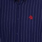Navy Blue Slim Fit Casual Shirt