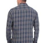 Blue & Beige Plaid Relax Fit Checked Shirt