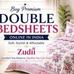 Buy Premium Double Bedsheets Online in India Soft, Stylish & Affordable | Zudii